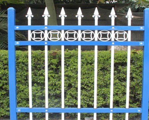 三橫桿鋅鋼圍墻護欄